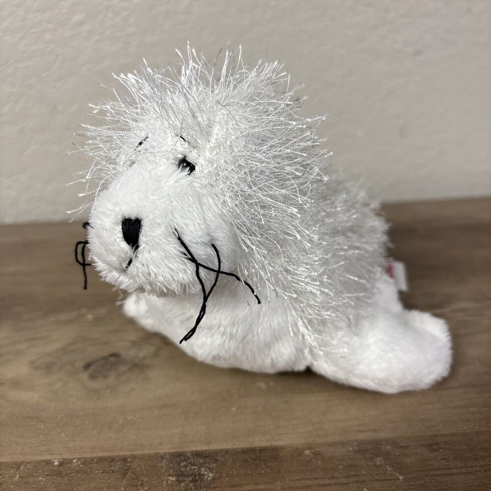 Ganz Webkinz White Seal Plush Stuffed Animal 10" Long | No Code | Sea Life